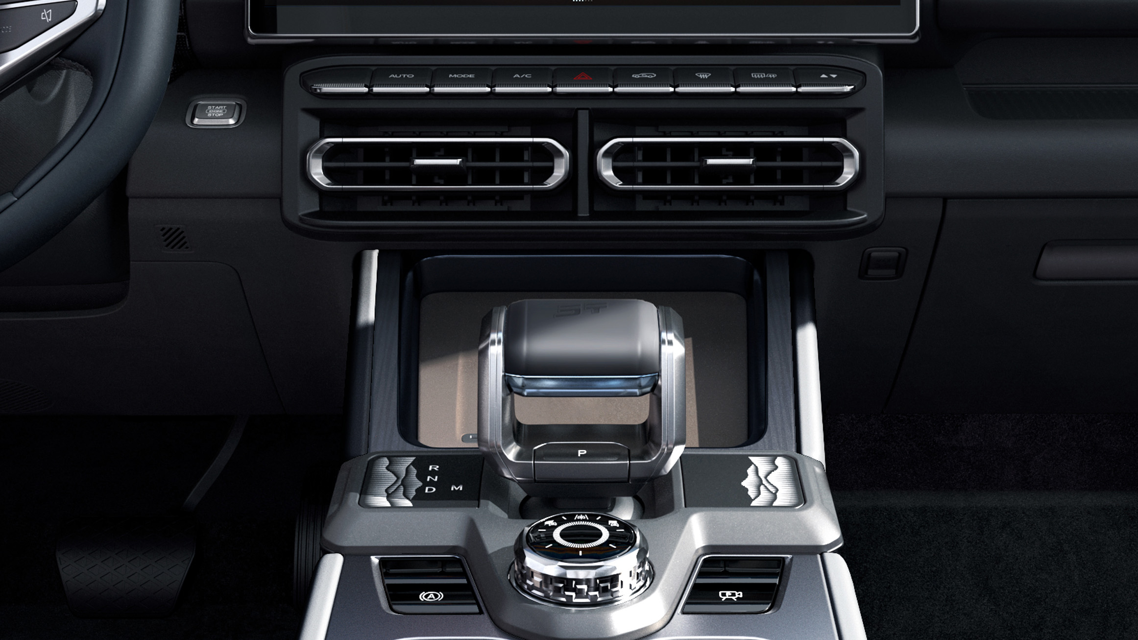 Dual-zone AC and wireless charging