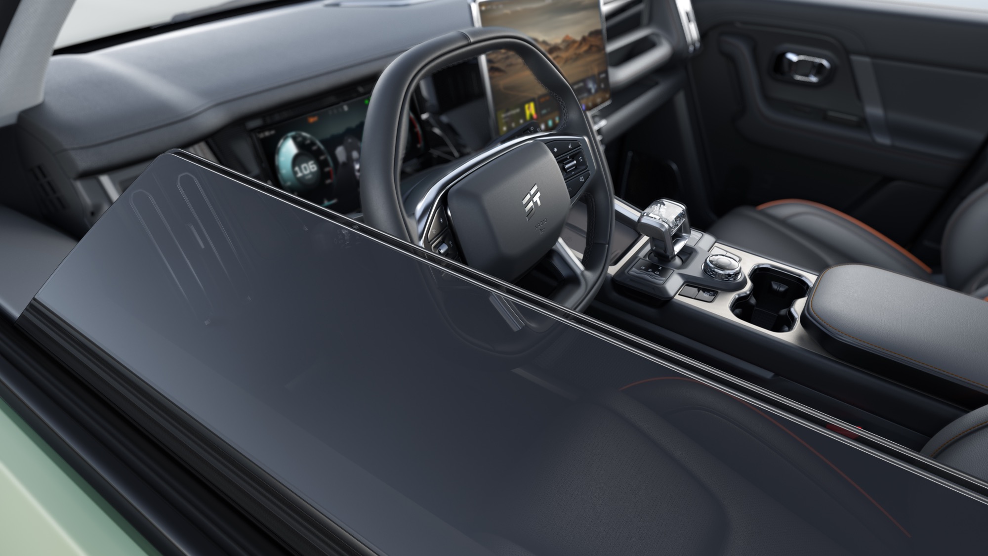 Dual-layer sunproof glass
